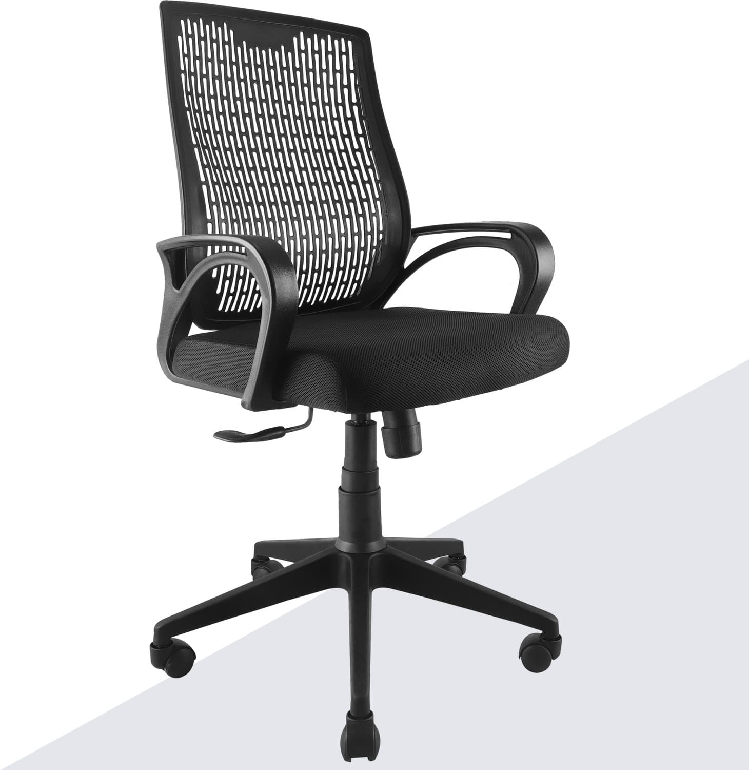 ASTRIDE Airsense Mid Back Office Chair for Work from Home/Study, Tilt Lock,Metal Base Mesh Office Executive Chair