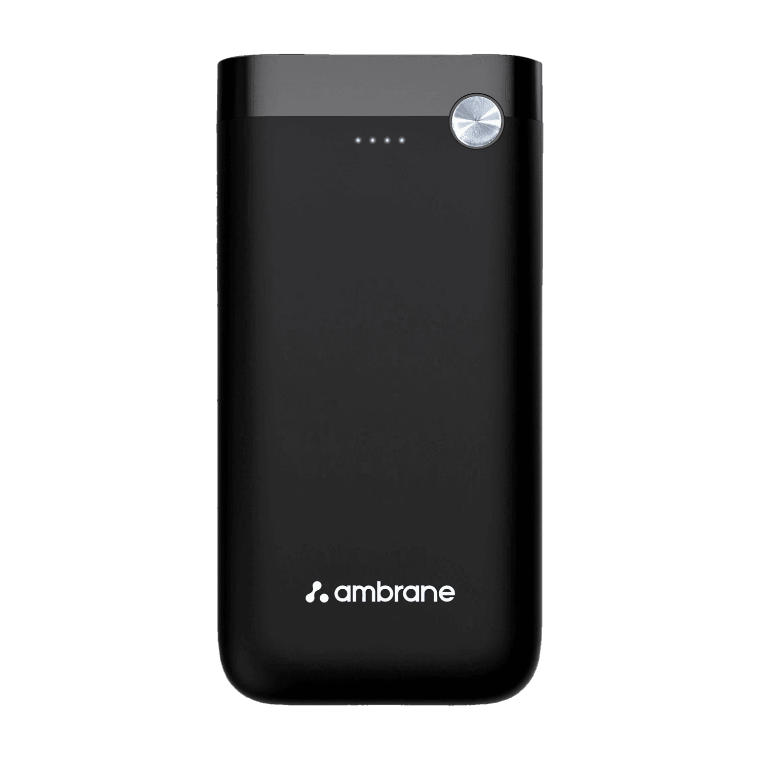 Ambrane 20000 mAh Power Bank (20 W, Quick Charge 3.0, Power Delivery 2.0) (Black, Lithium Polymer)