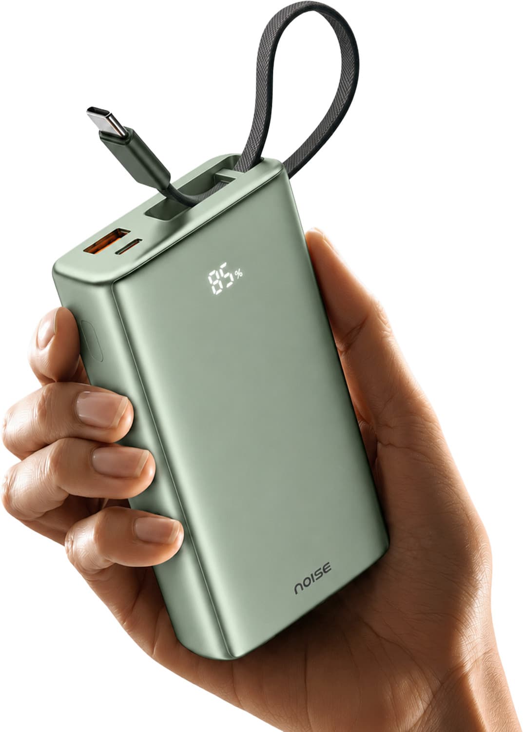 20000 mAh 45 W Compact Pocket Size Power Bank (Green, Lithium Polymer, Fast Charging for Mobile, Earbuds, Smartwatch, Smartband, Speaker, Tablet, Lapt...