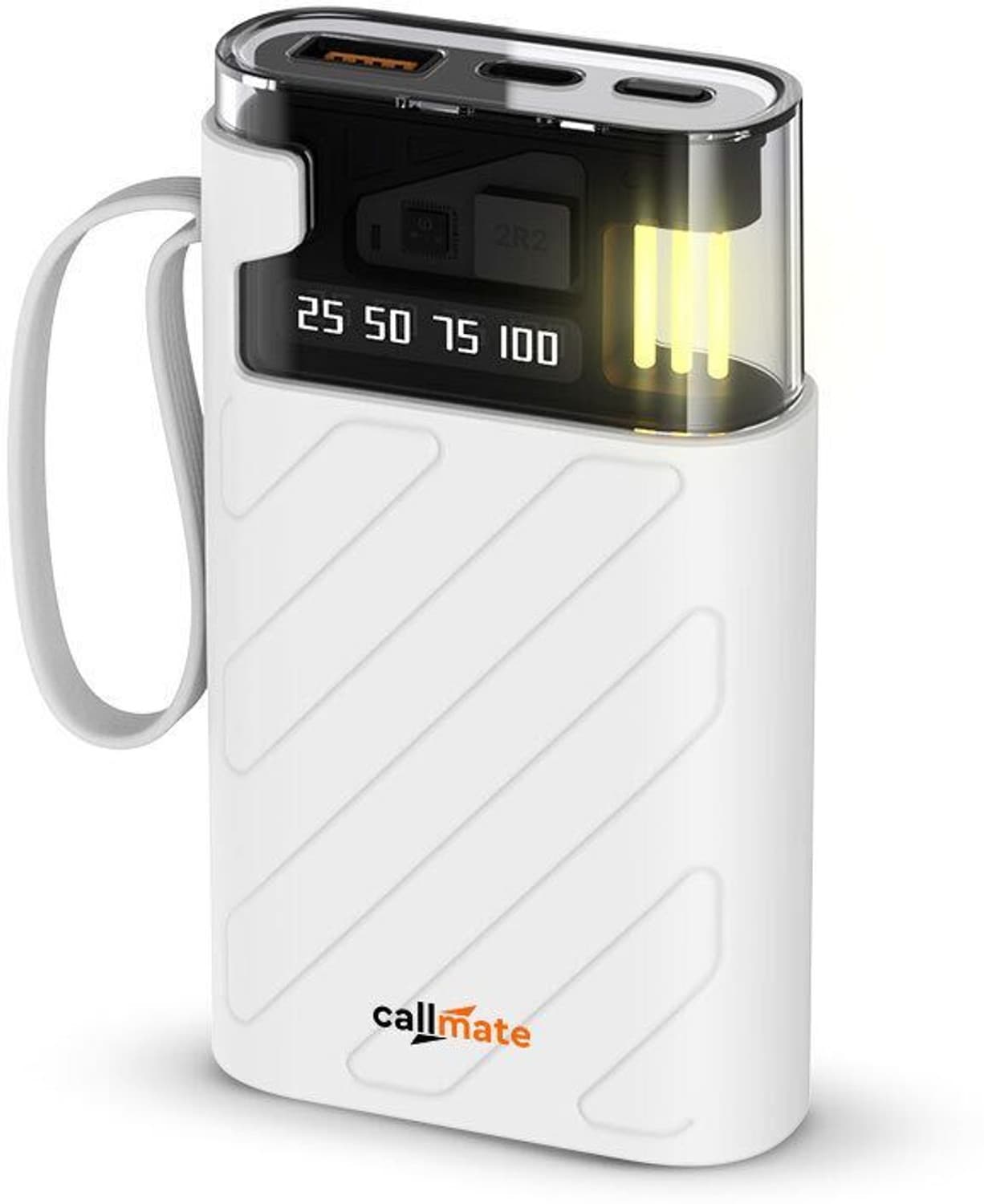 10000 mAh 23 W Power Bank (White, Lithium Polymer, Fast Charging, Quick Charge 3.0, Power Delivery 3.0 for Mobile, Tablet, Trimmer, Earbuds, Speaker)