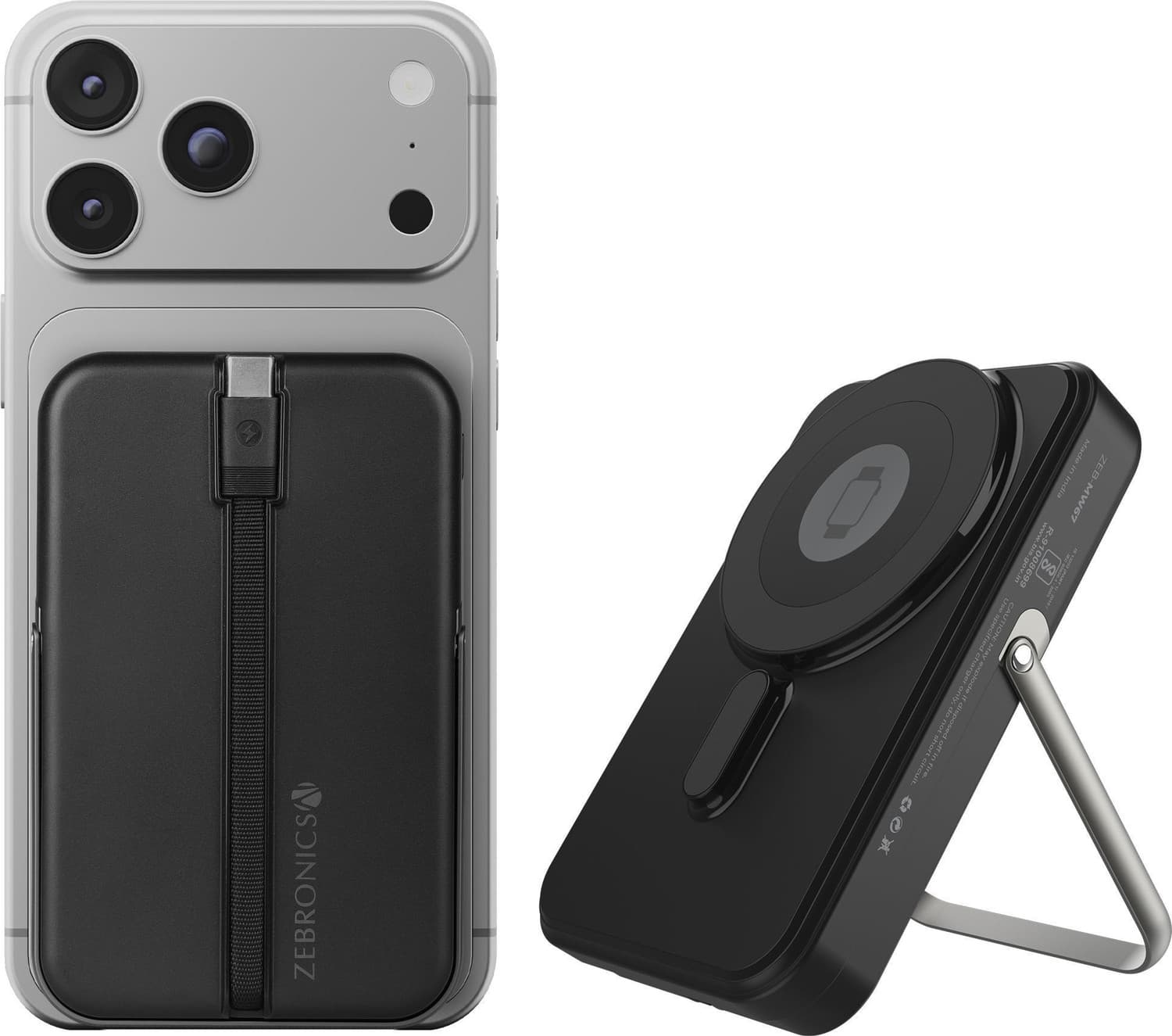 10000 mAh 22.5 W Wired & Wireless With MagSafe Power Bank (Black, Lithium Polymer, Fast Charging for Mobile, Smartwatch)