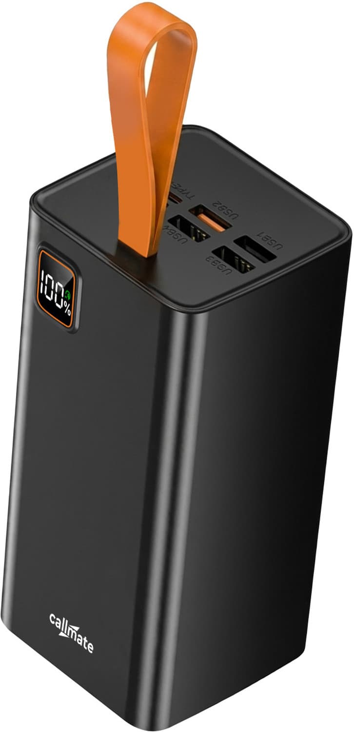 50000 mAh 23 W Power Bank (Black, Lithium Polymer, Fast Charging for Mobile)