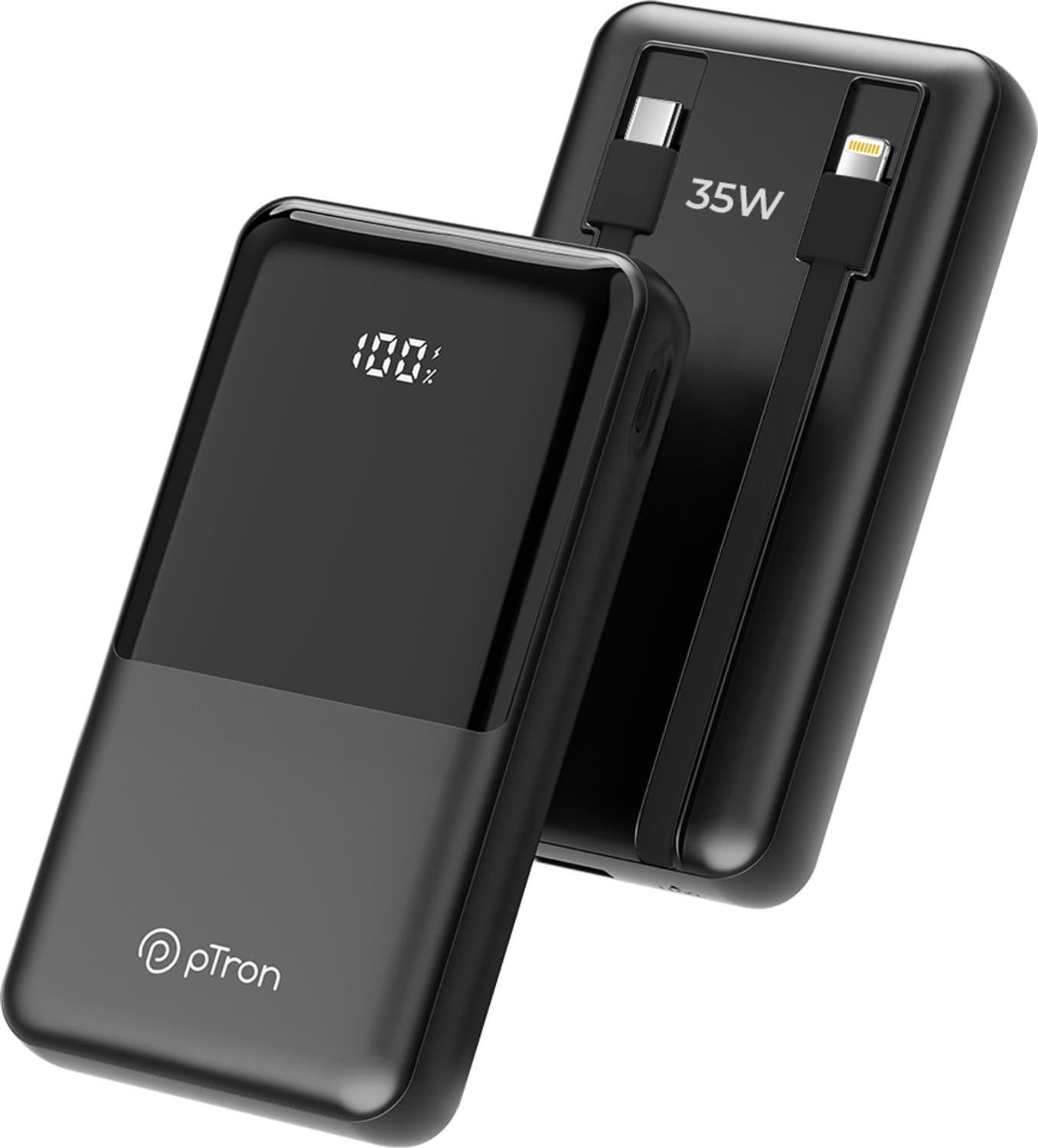 20000 mAh 35 W Compact Pocket Size Power Bank (Black, Lithium Polymer, Power Delivery 3.0 for Earbuds, Laptop, Mobile, Smartwatch, Smartband, Speaker,...