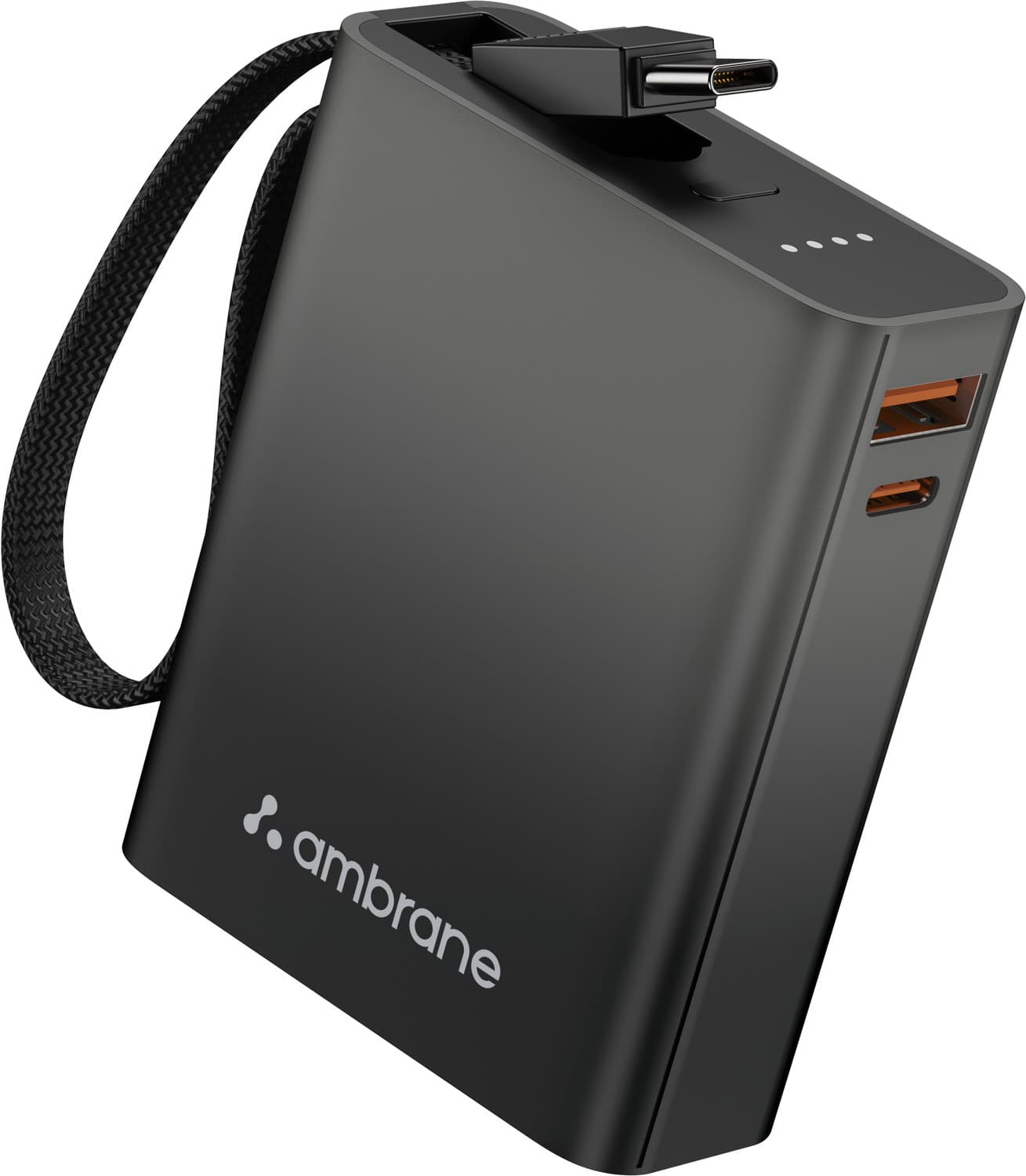 10000 mAh 22.5 W Ultra Compact Pocket Size Power Bank (Black, Lithium Polymer, Power Delivery 3.0, Quick Charge 3.0 for Mobile)