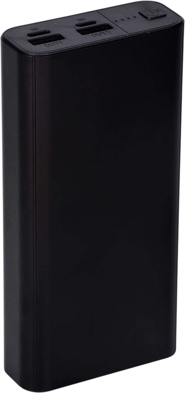 20000 mAh 22.5 W Compact Pocket Size Power Bank (Black, Lithium Polymer, Quick Charge 4.0, Power Delivery 3.0, Fast Charging for Mobile, Earbuds, Smar...