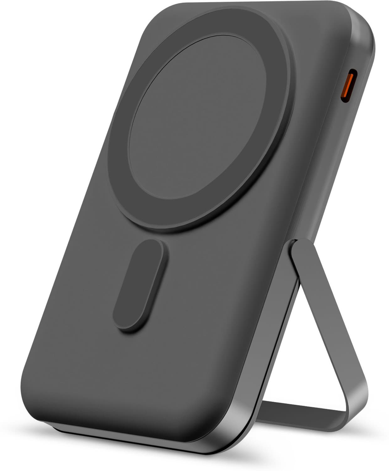 10000 mAh 22.5 W Wireless With MagSafe Slim Pocket Size Power Bank (Black, Lithium Polymer, Fast Charging for Mobile)