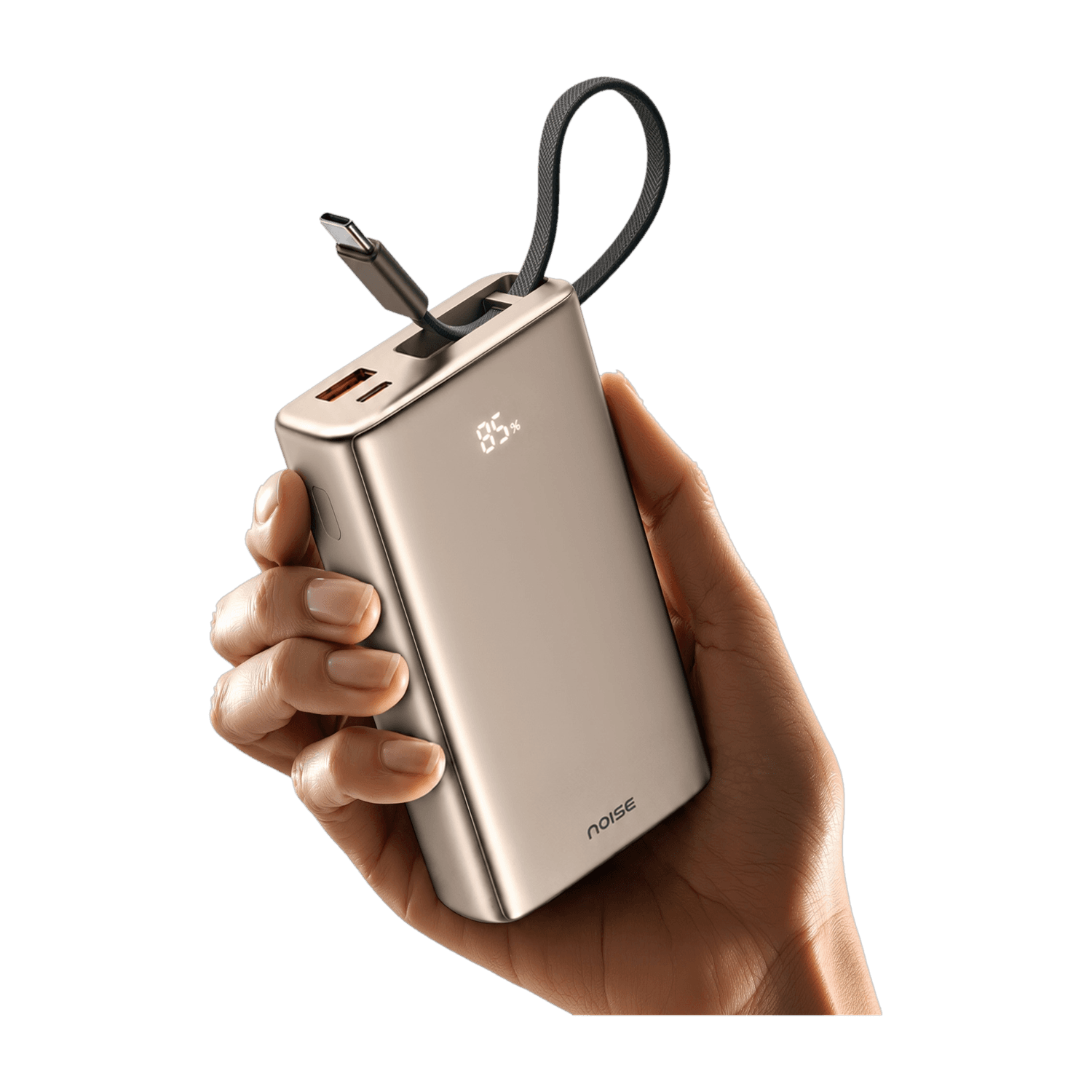20000 mAh 45 W Compact Pocket Size Power Bank (Titanium, Lithium Polymer, Fast Charging for Mobile, Earbuds, Smartwatch, Smartband, Speaker, Tablet, L...