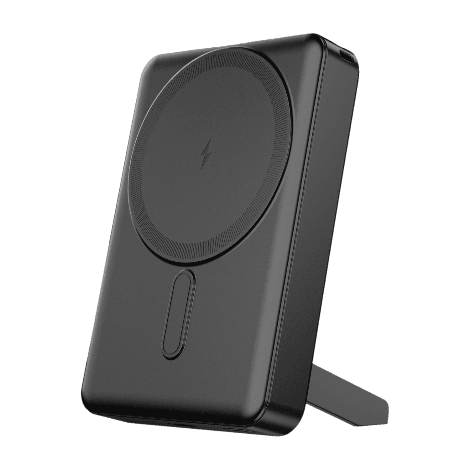 10000 mAh 22 W Wired & Wireless With MagSafe Compact Pocket Size Power Bank (Charcoal Black, Lithium Polymer, Fast Charging for Mobile, Earbuds, Smart...