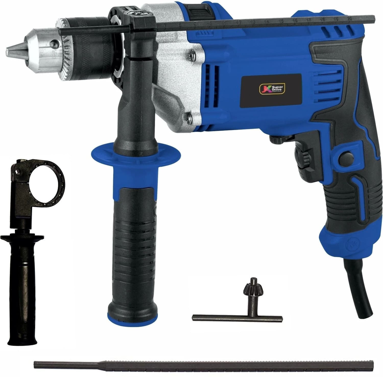 JK Super Drive 9005096 13mm Impact Drill Blue Pistol Grip Drill