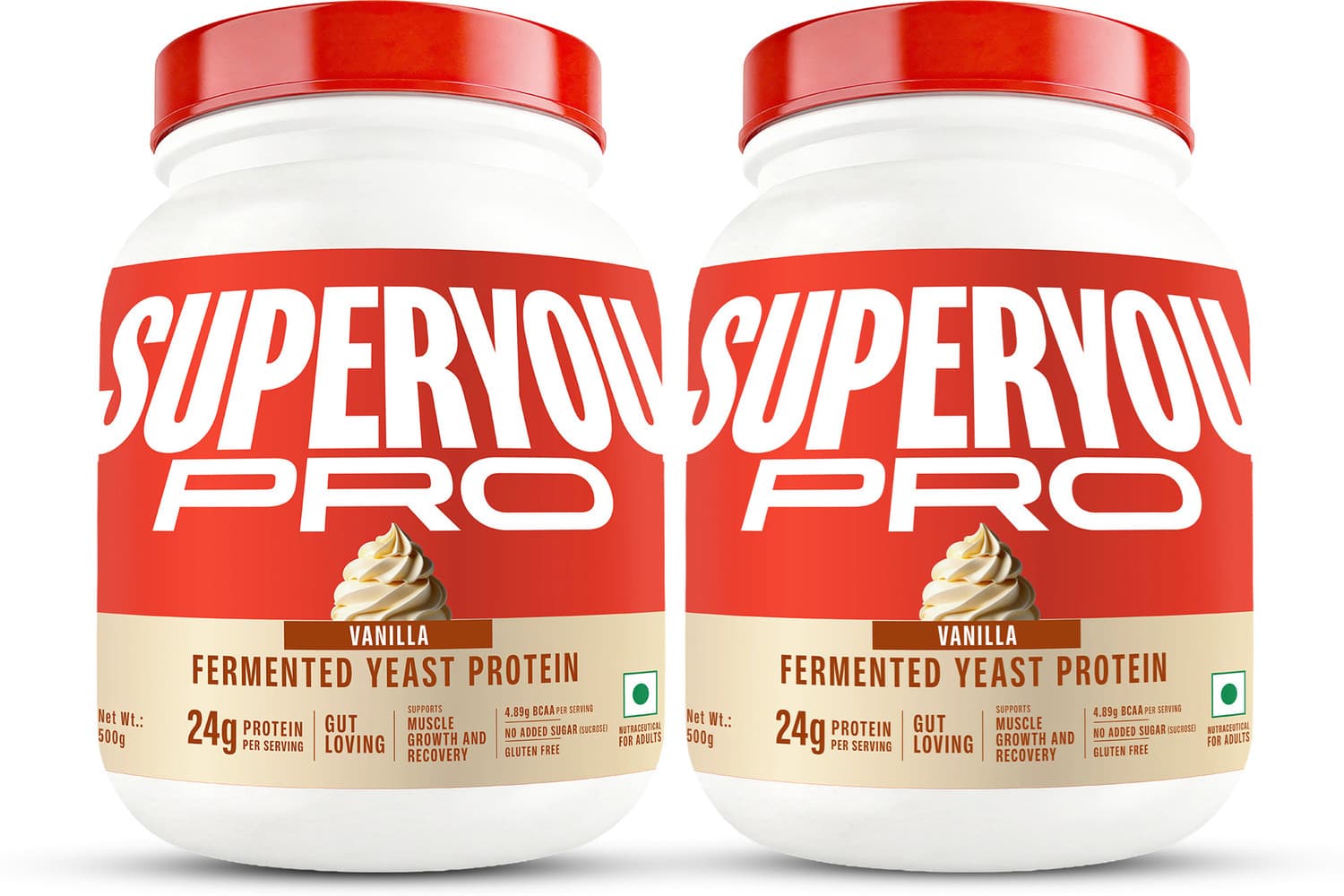 Pro Fermented Yeast Protein, 24g Protein, Gut Friendly, Superior Muscle Recovery Plant-Based Protein (1 kg, Vanilla)