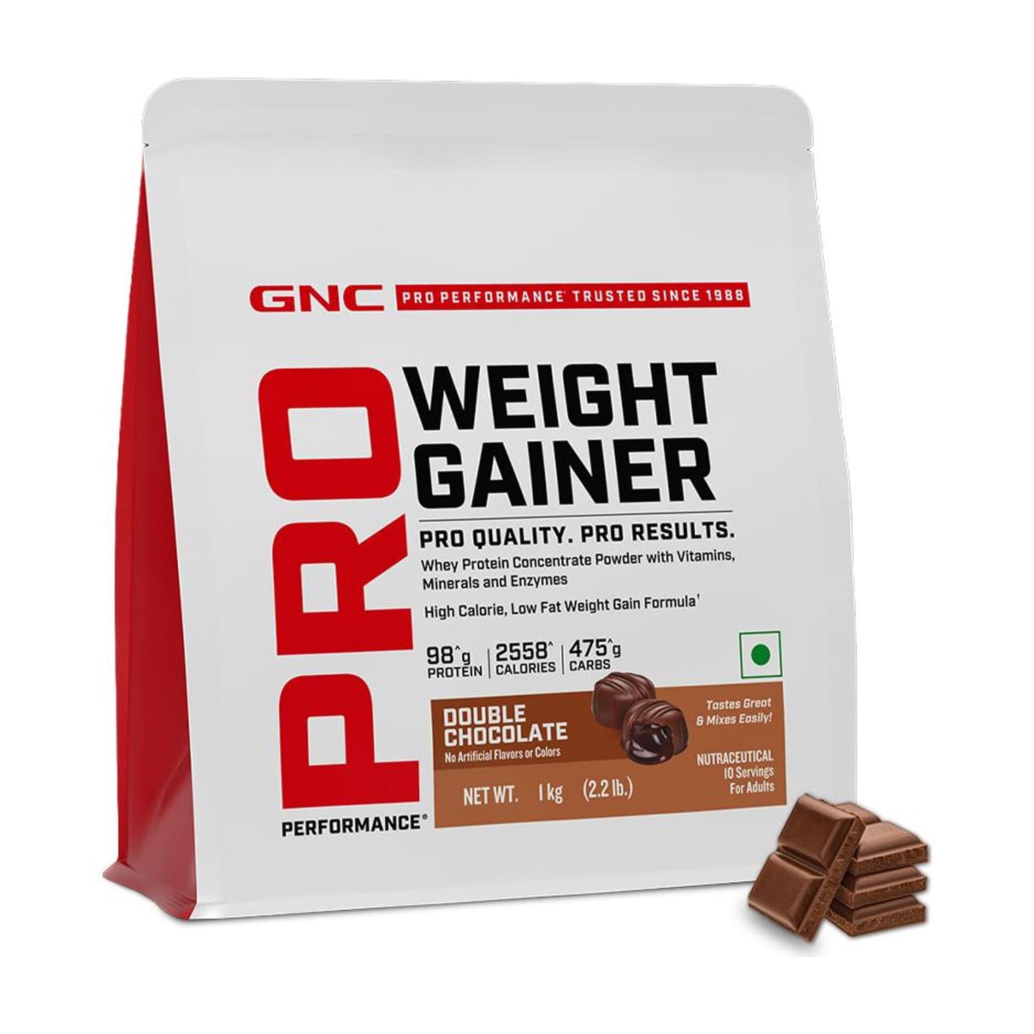 Pro Performance Weight Gainer Weight Gainers/Mass Gainers (1 kg, Double Chocolate)