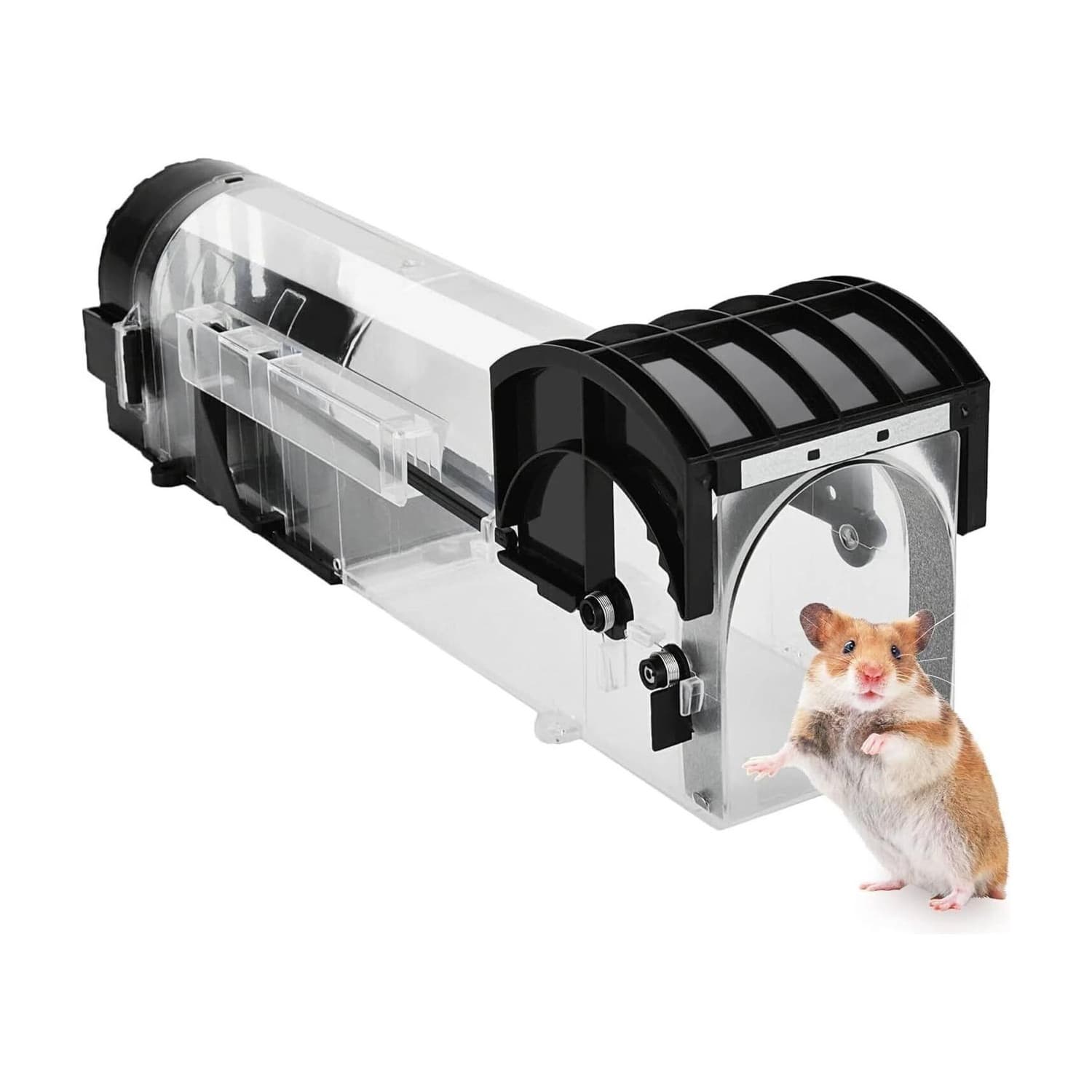 Stockyhut Rat Trap Cage 32 cm Humane Mouse Trap Catcher No Kill Reusable Snap Trap