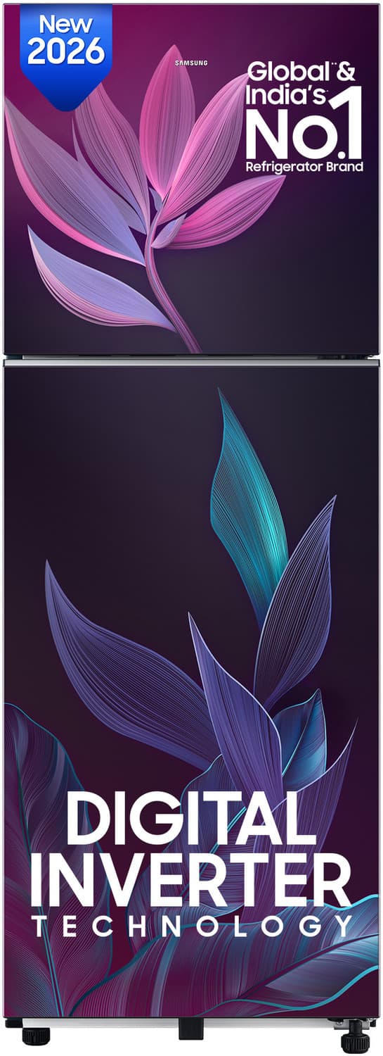 236 L Frost Free Double Door 2 Star Refrigerator (Paradise Bloom Purple, RT40H28W2PRHL)