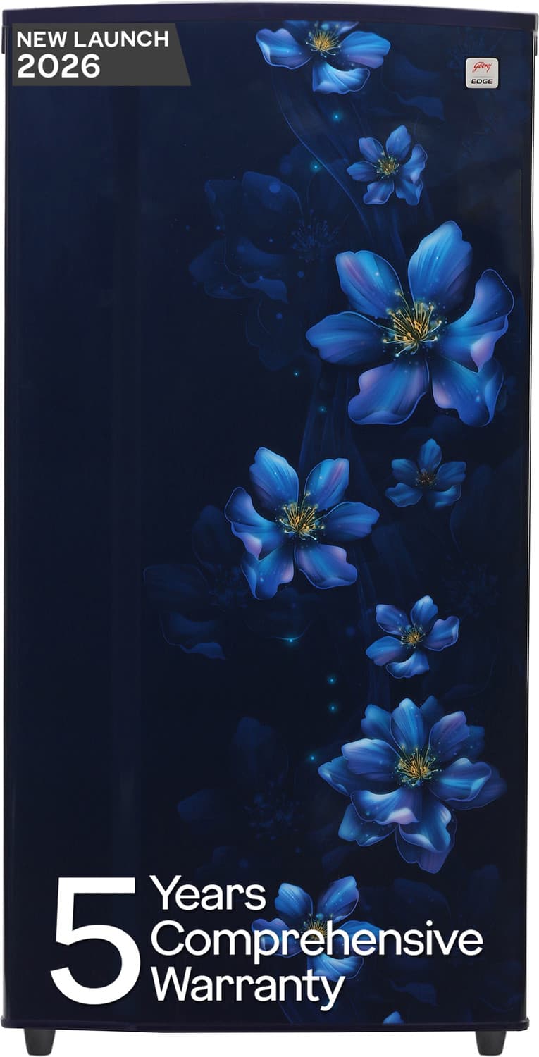 180 L Direct Cool Single Door 2 Star Refrigerator with 20L Jumbo Vegetable Tray Advanced Capillary Technology 2.5L Bottle Space (Blue, RD EDGE 205BN T...
