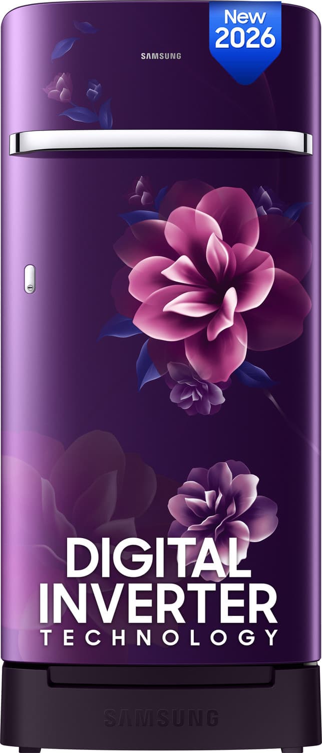 189 L Direct Cool Single Door 5 Star Refrigerator with Base Drawer (CAMLLIA PURPLE, RR21H2H25CR/HL)
