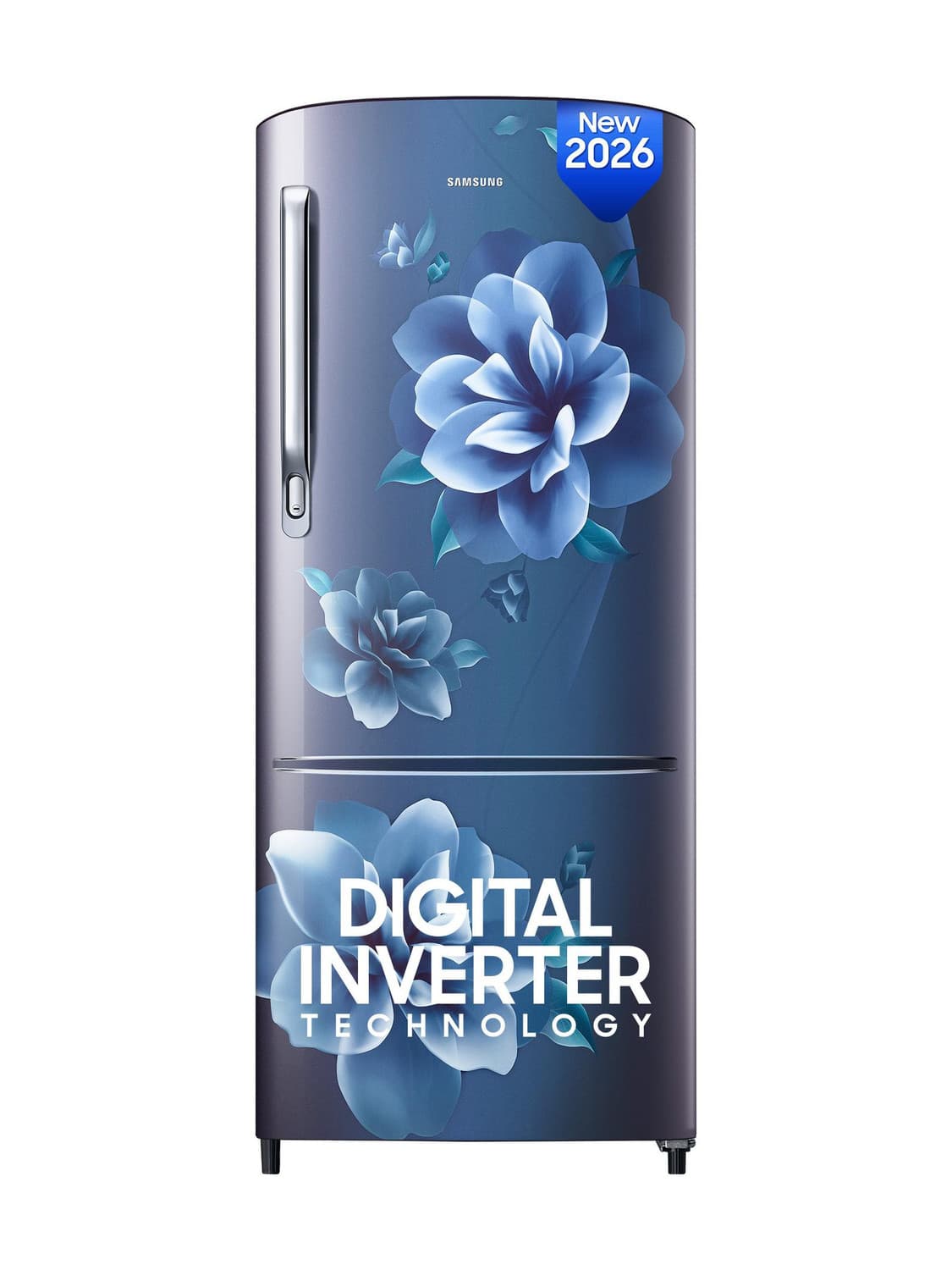 183 L Direct Cool Single Door 3 Star Refrigerator with Digital Inverter, Single Touch Defrost, 2026 Model (Camellia Blue, RR20H2723CU/NL)