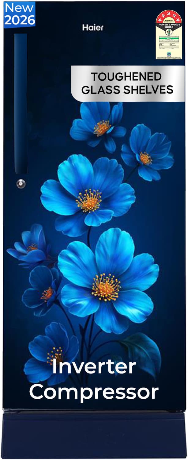 215 L Direct Cool Single Door 5 Star Refrigerator with Base Drawer with Ice Formation possible in 60 Minutes, Fresh Veg & Fruit Box, Easy Clean back (...