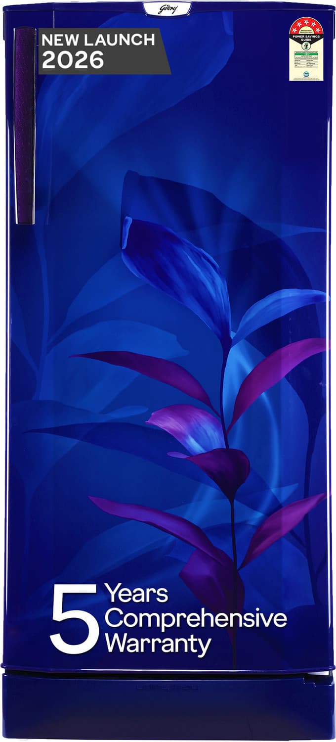 185 L Direct Cool Single Door 5 Star Refrigerator (Maine Blue, RD 195EN TAI MN BL)