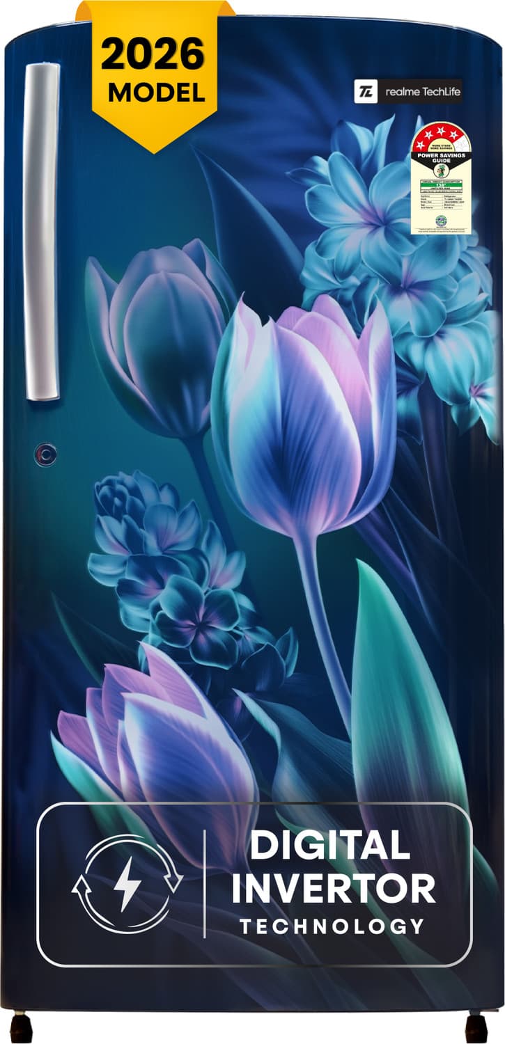 180 L Direct Cool Single Door 4 Star Refrigerator (Polaris Blue, 180BD5RM25-PB)