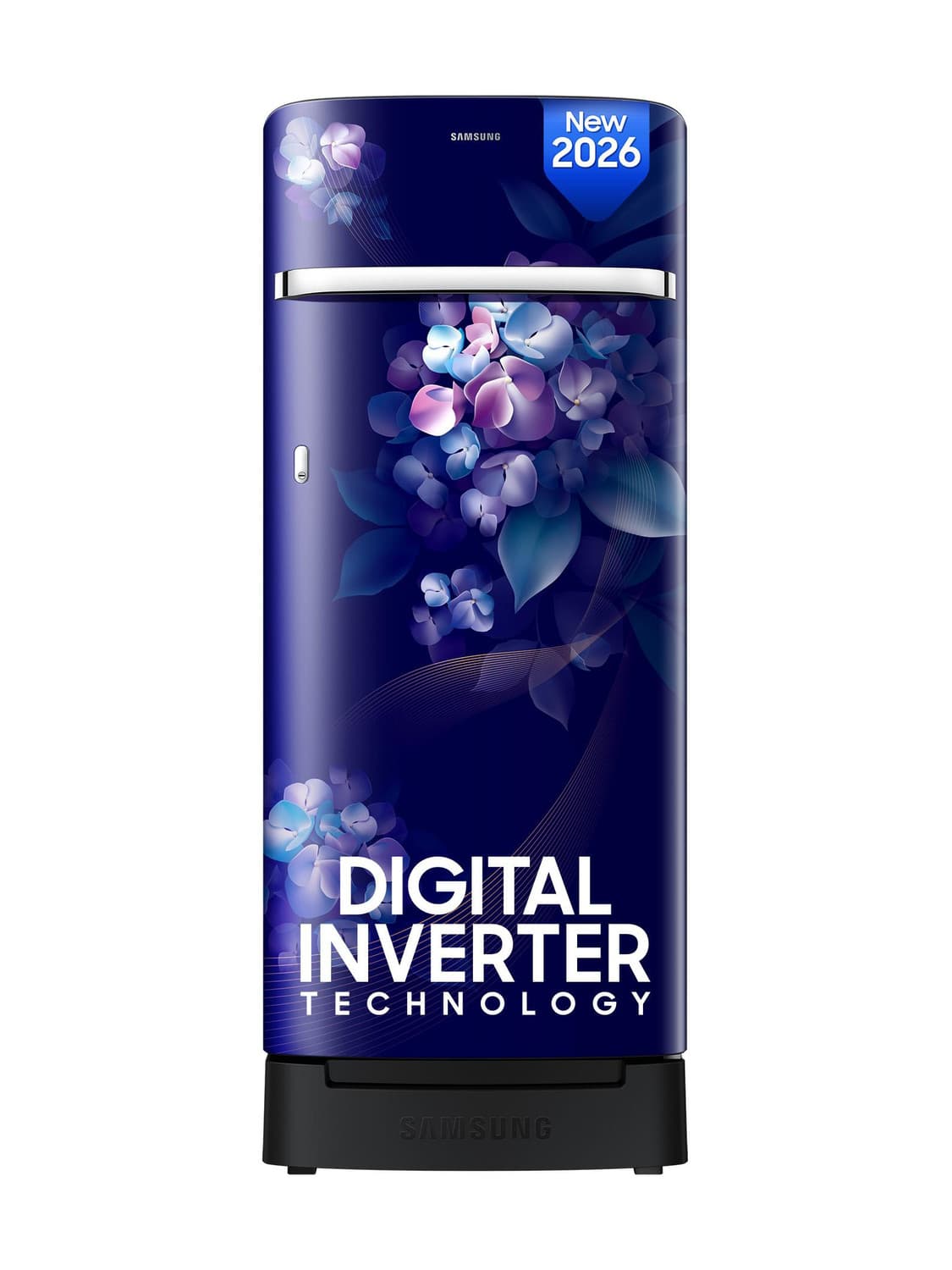 215 L Direct Cool Single Door 5 Star Refrigerator with Base Drawer with Digital Inverter, Single Touch Defrost, 2026 Model (Hydrangea Blue, RR23H2H35H...