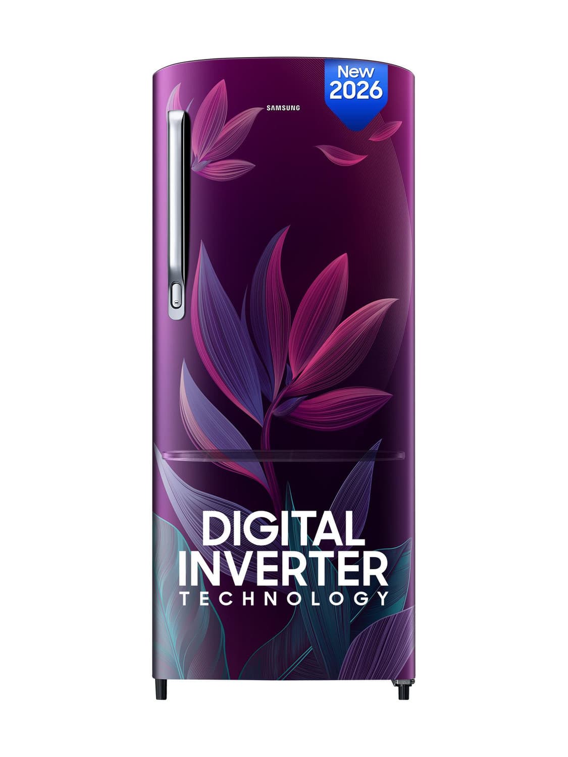 183 L Direct Cool Single Door 4 Star Refrigerator with Digital Inverter, Single Touch Defrost, 2026 Model (PARADISE BLOOM PURPLE, RR20H27249R/NL)