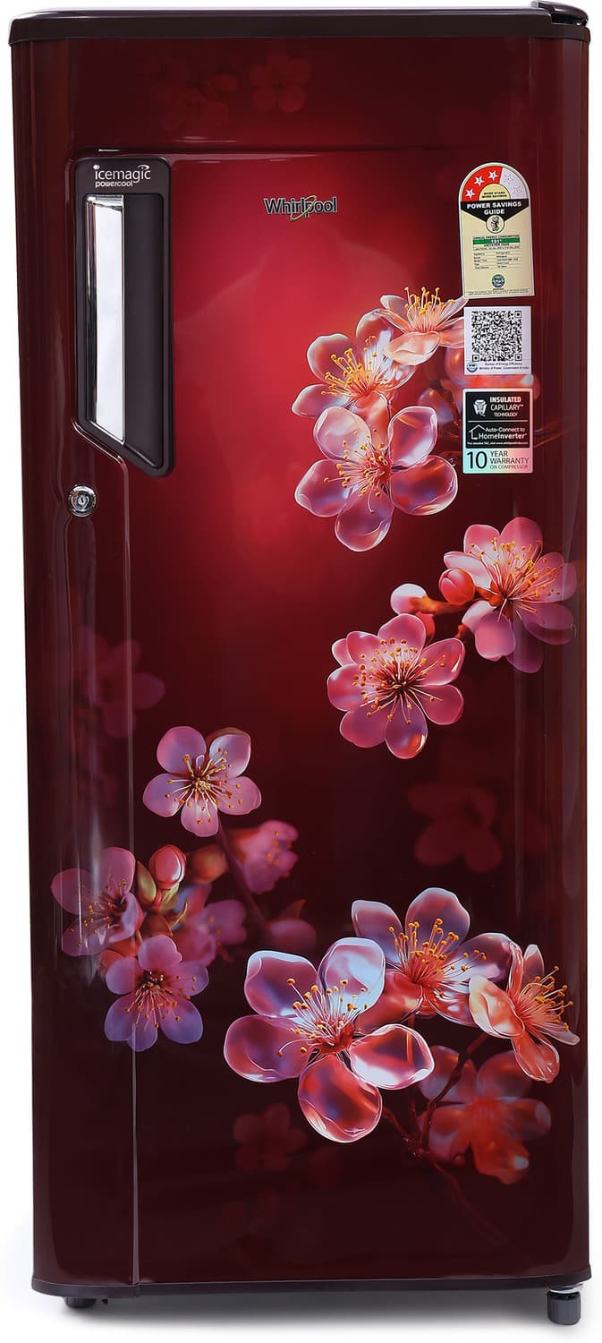 192 L Direct Cool Single Door 3 Star Refrigerator (Wine Blossom, 215 IMPC PRM 3S WINE BLOSSOM-Y)