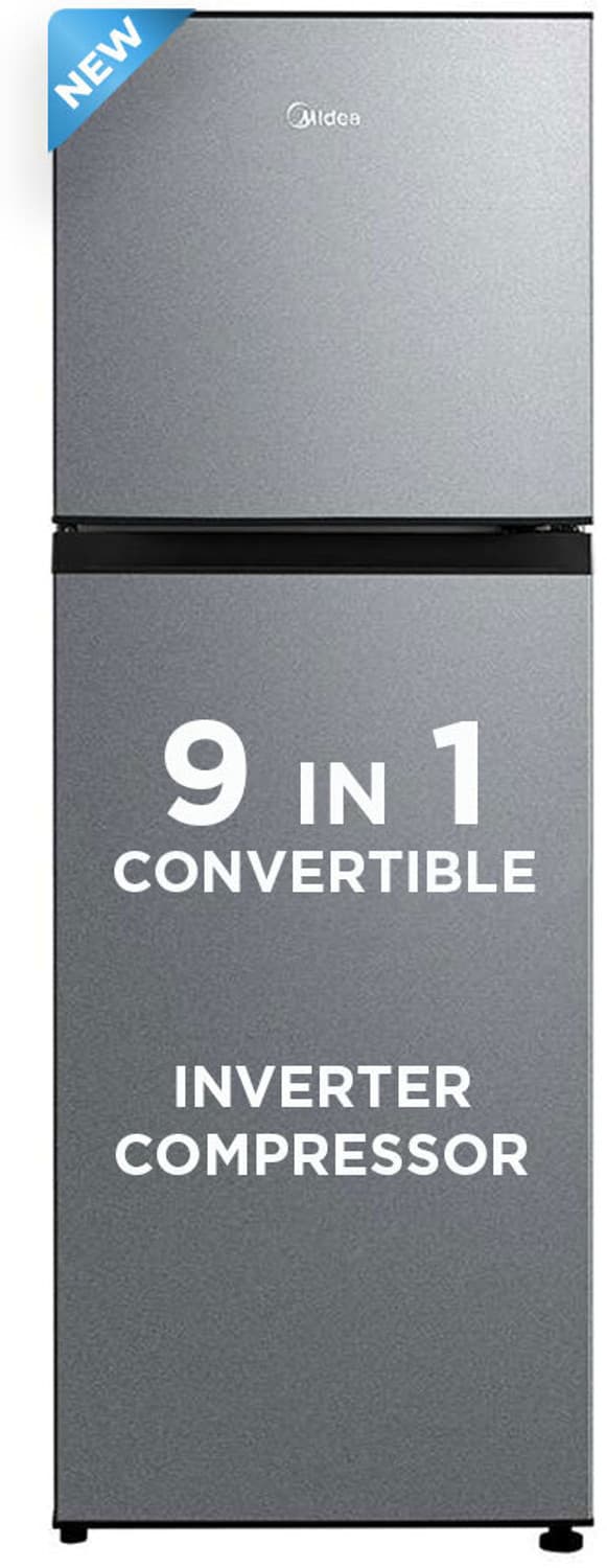 233 L Frost Free Double Door Top Mount 2 Star Convertible Refrigerator (Crystal Silver, MDRT359FGI50)
