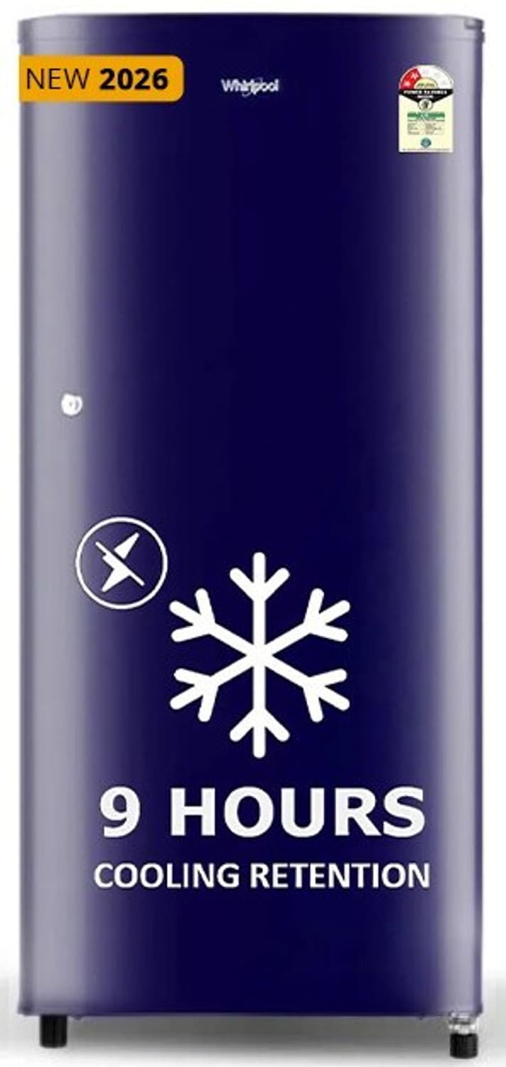 184 L Direct Cool Single Door 2 Star Refrigerator with 2 star Refrigerator, upto 9 hour cooling retention, fridge (Sapphire Blue, 205 WDE CLS 2S SAPPH...