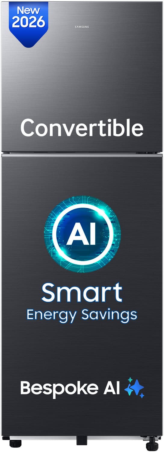 236 L Frost Free Double Door 3 Star Convertible Refrigerator (BLACK DOI, RT80H28U3FHL)