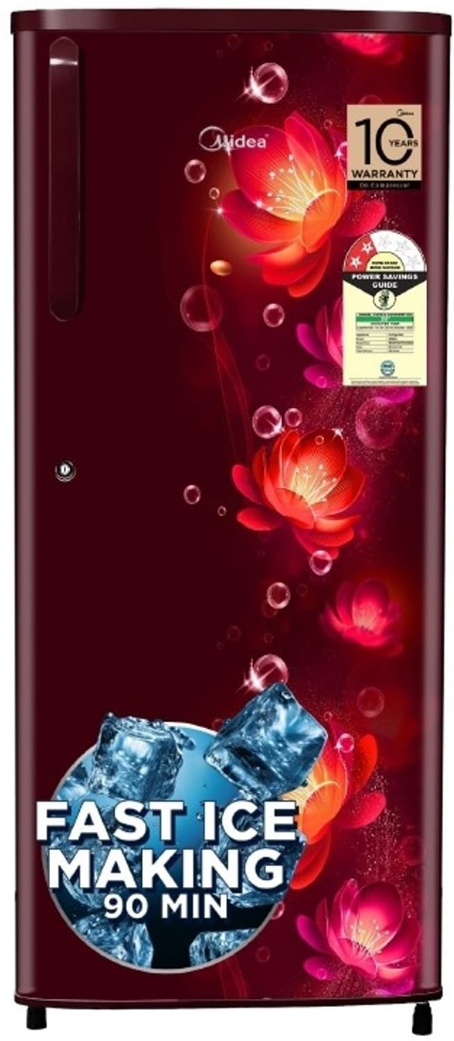 215 L Direct Cool Single Door 2 Star Refrigerator (WINE C FLOWER, MRD215D2HPCW)