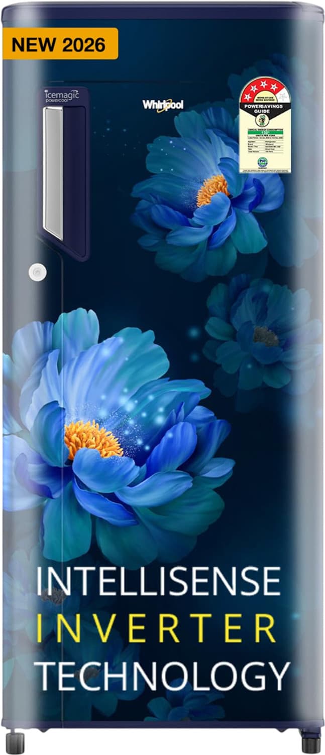 192 L Direct Cool Single Door 4 Star Refrigerator with 4 star Refrigerator, upto 12 hour cooling retention, fridge (Shapphire Peony, 215 IMPC PRM 4S S...