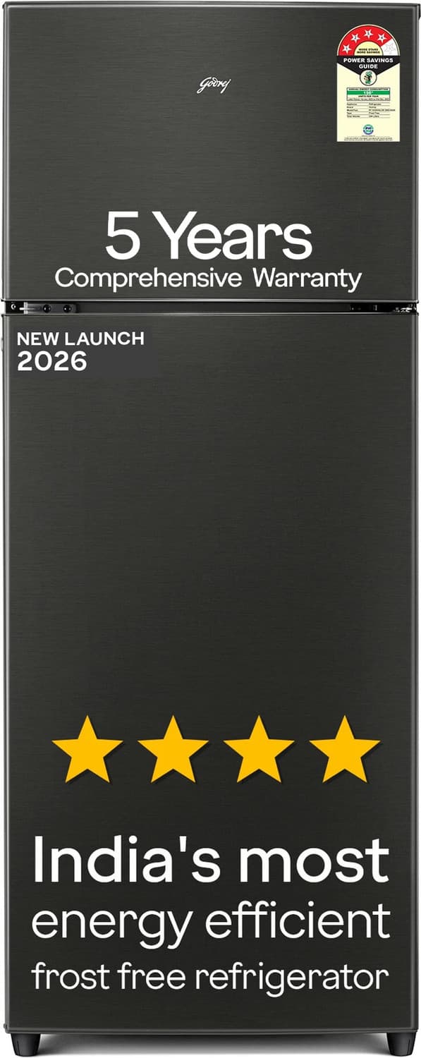 Godrej 244 L Frost Free Double Door 4 Star Convertible Refrigerator