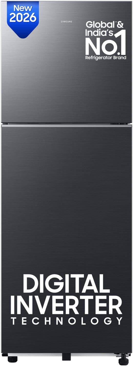 236 L Frost Free Double Door 3 Star Refrigerator (BLACK DOI, RT40H28W3FHL)
