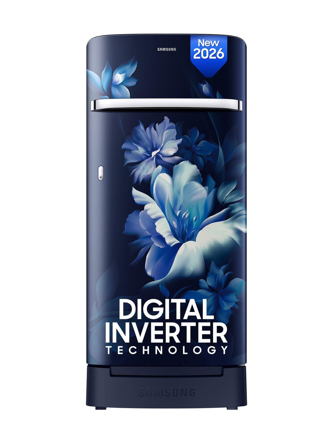 189 L Direct Cool Single Door 5 Star Refrigerator with Base Drawer (Midnight Blossom Blue, RR21H2H25UZ/HL)