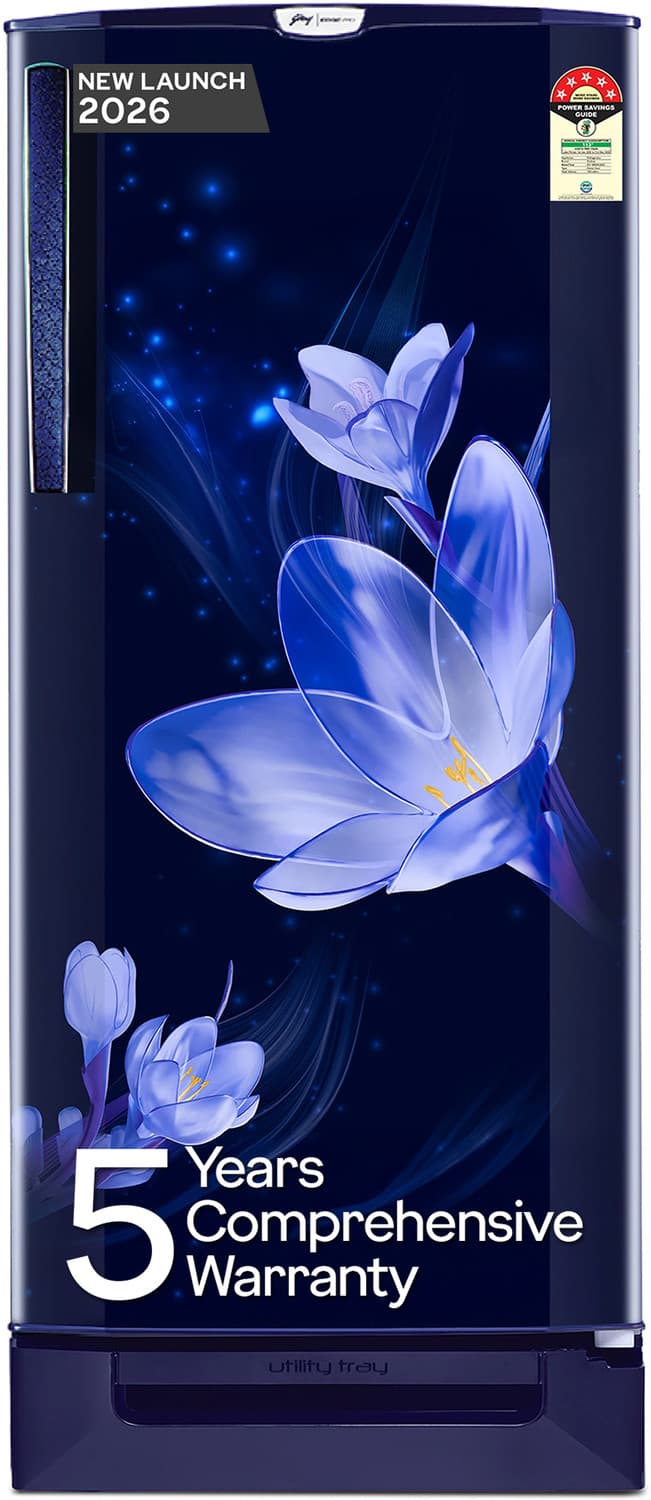 185 L Direct Cool Single Door 5 Star Refrigerator (Mystic Blue, RD 195EN TDI MY BL)