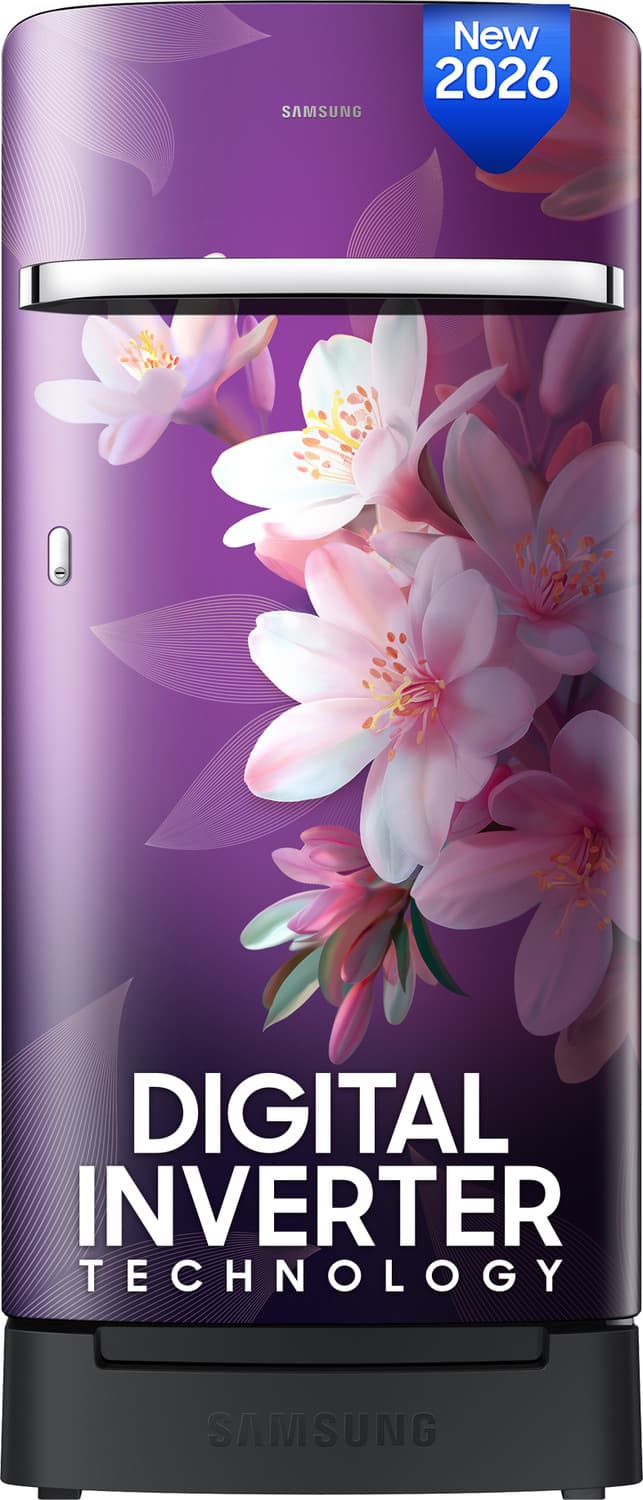 189 L Direct Cool Single Door 5 Star Refrigerator with Base Drawer (Wild Lily Blue, RR21H2H25WB/HL)