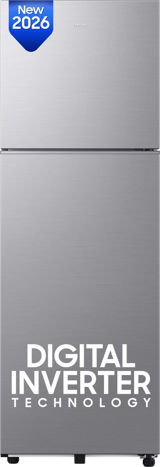 256 L Frost Free Double Door 2 Star Refrigerator with Digital Inverter, 2026 Model (GRAY SILVER, RT40H30W2QHL)