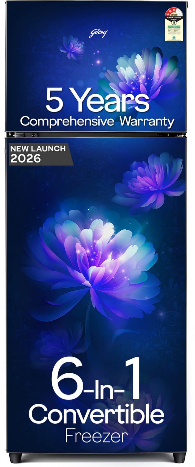 244 L Frost Free Double Door 3 Star Refrigerator (Lisa Blue, RT EONVALOR 280CN RCIF LA BL)