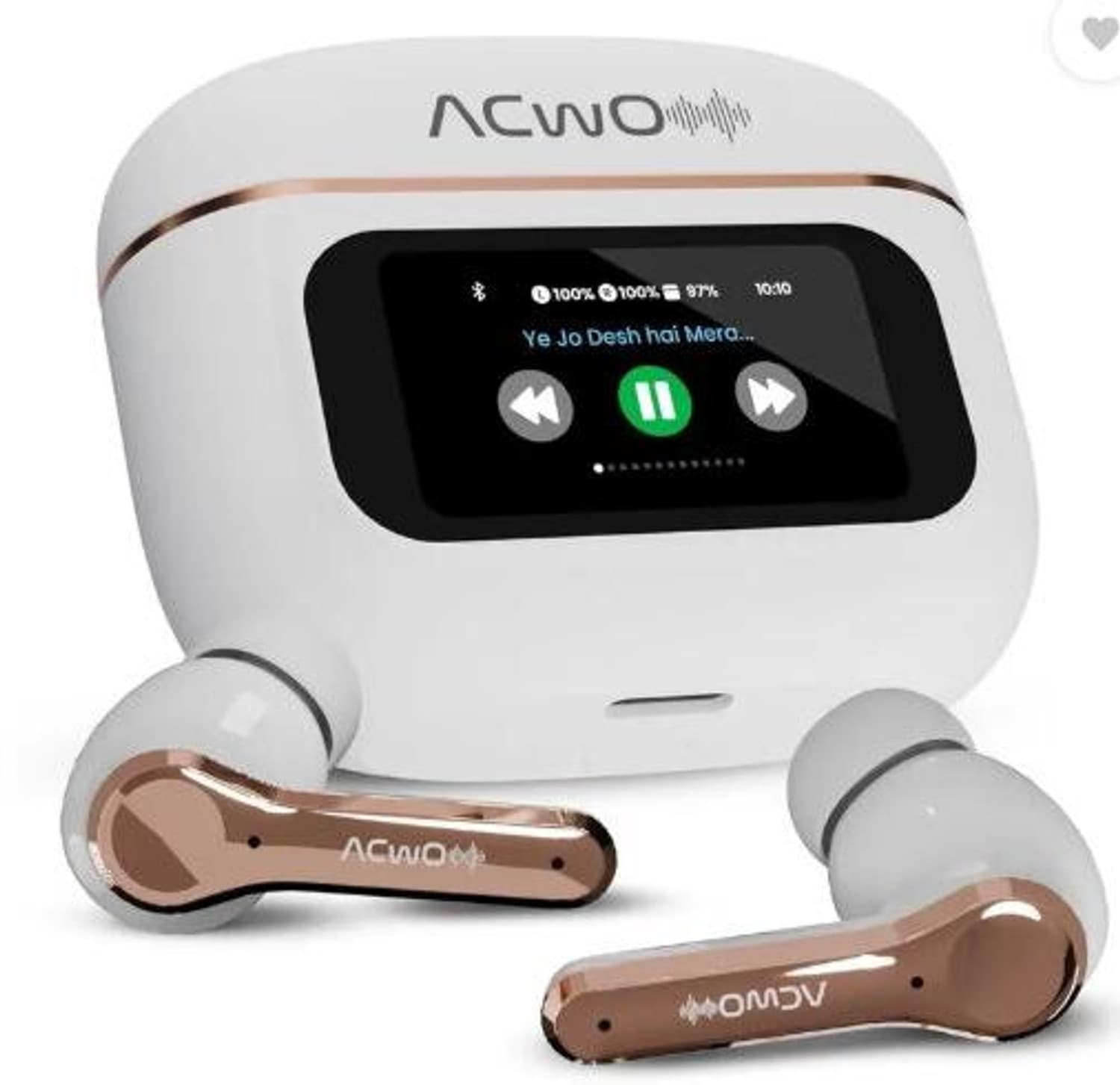 ANI Nano Glass for ACwO Dwots Touch TWS in Ear Earbuds Hd Touch Display7 - Copy (4) (Pack of 1)