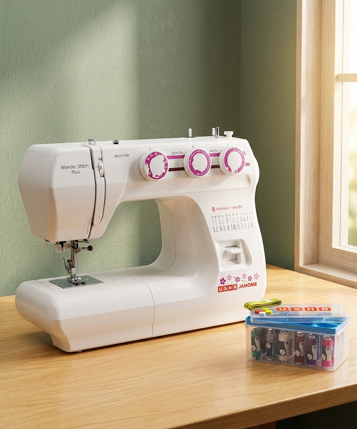 USHA Wonder Stitch Plus with sewing kit Electric Sewing Machine