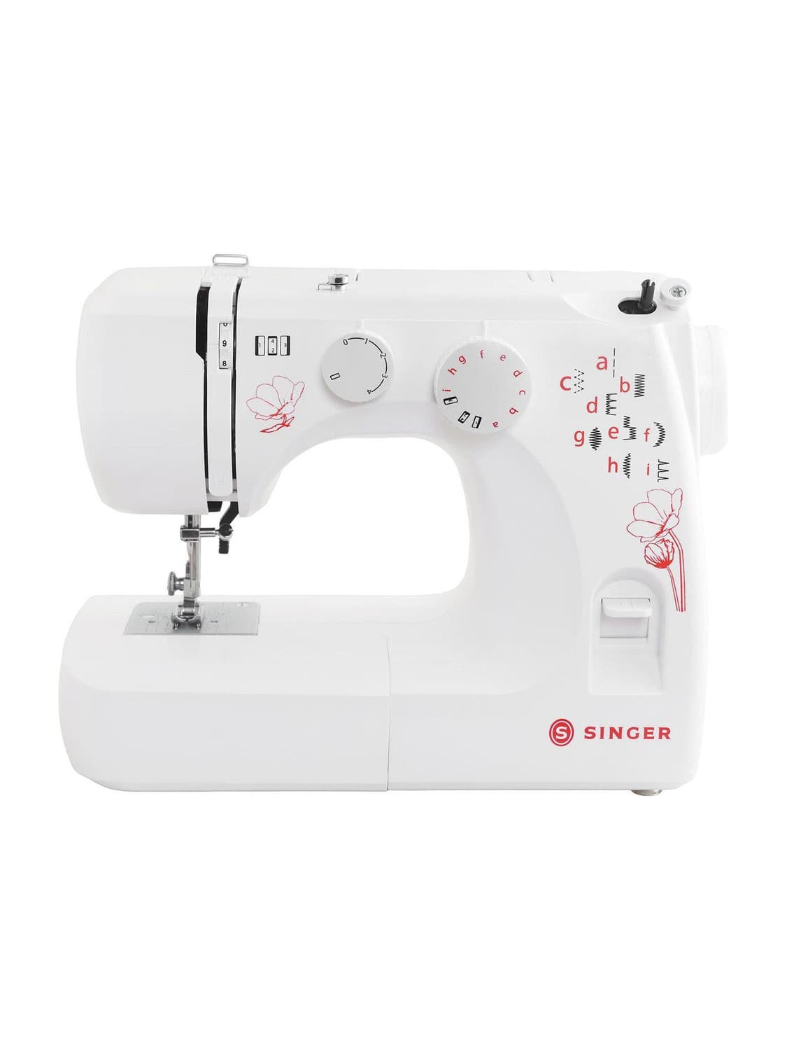 FM 1310 Electric Sewing Machine 8 built-in stitches 803 SPM 2 Warranty White