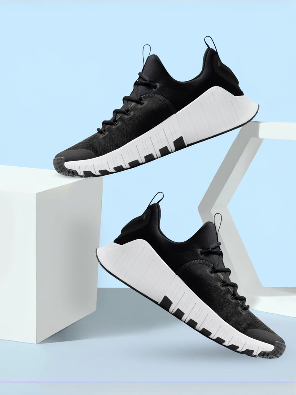 FREE METCON 6 Training & Gym Shoes For Men (Black , 6)