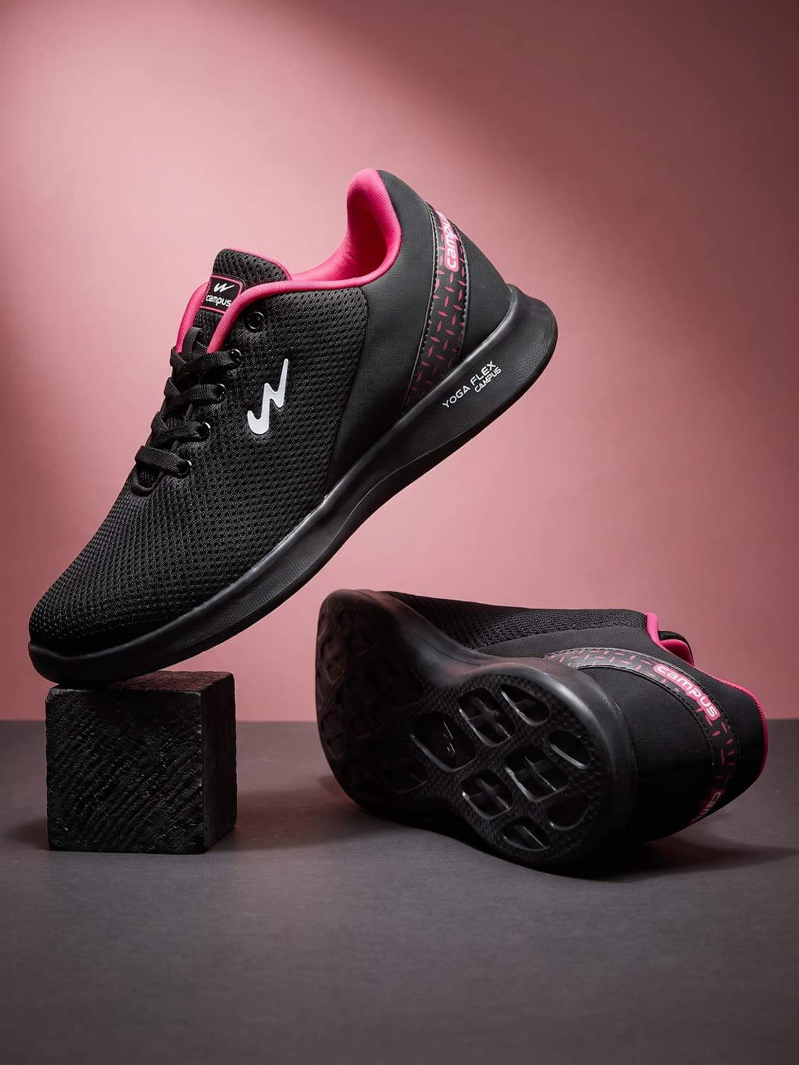 CRISTY Running Shoes For Women (Black)
