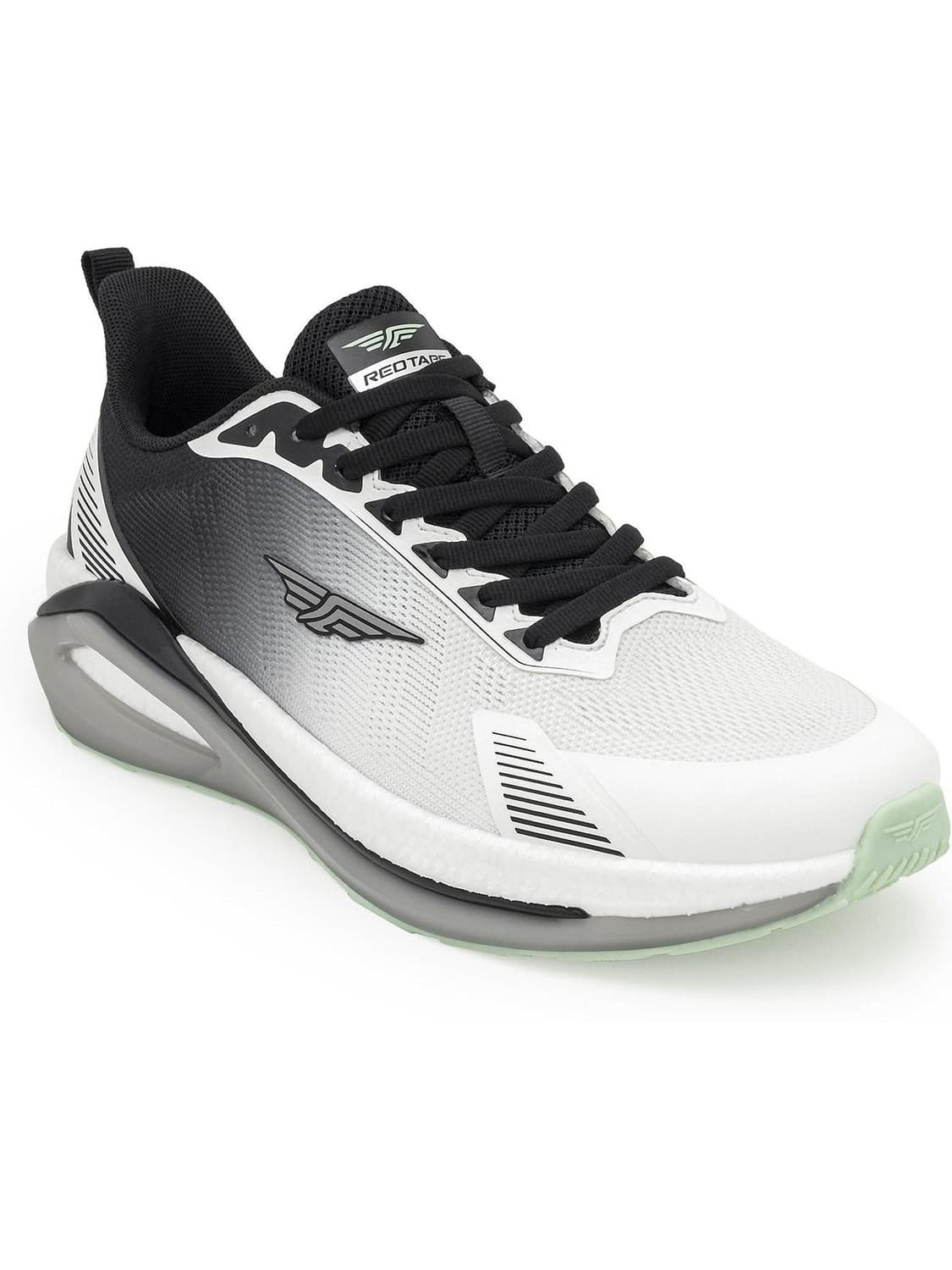 Walking Shoes For Men (White, Black , 9)