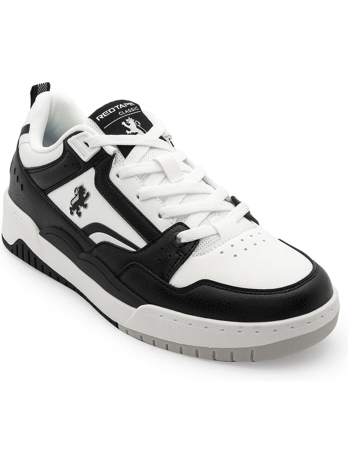 Stylish Everday Sneakers Sneakers For Men (Black, White , 7)