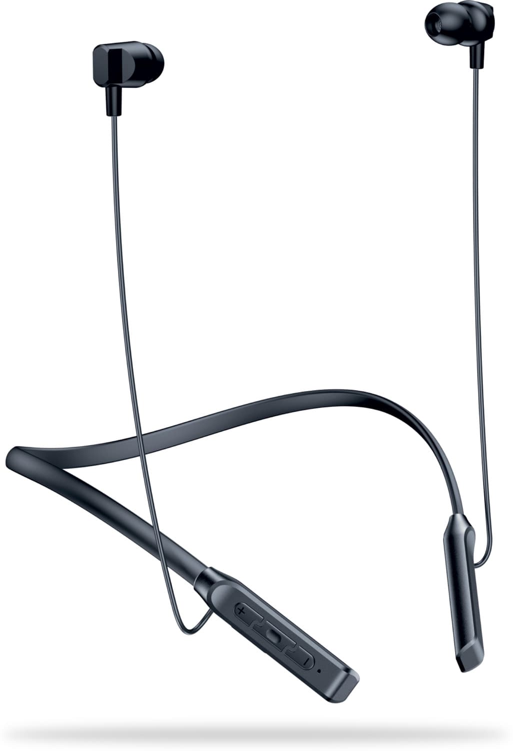 Aroma NB120 Helium Series Wireless Bluetooth Neckband with 15 Hour Playting Time Bluetooth Headset (Black, In the Ear)