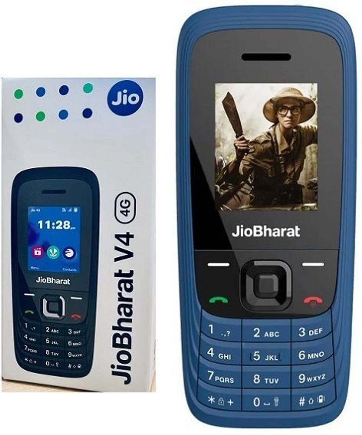 Jio Bharat V4 JBV191M2 4G UPI Phone
