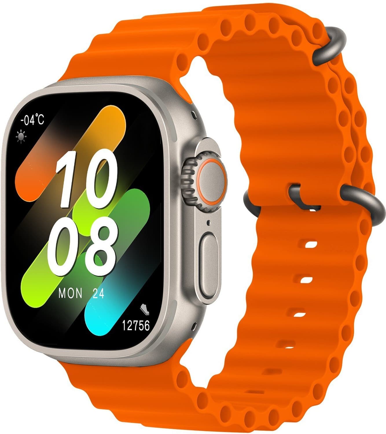 Zenx Ultra 8 Smartwatch BT Calling, 1.82" HD Display, Built-in Games, Working Crown Smartwatch