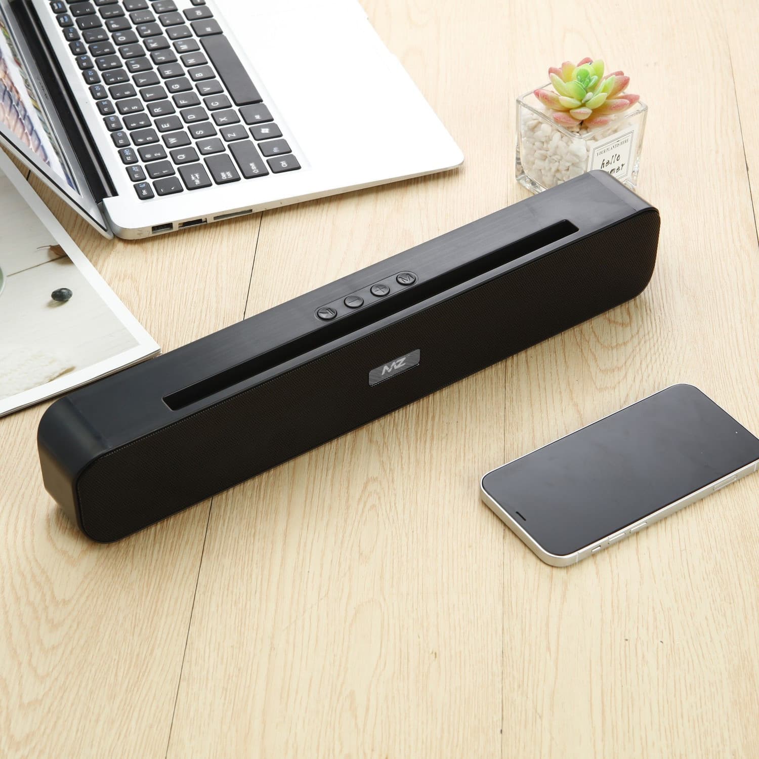 MZ M423SP PORTABLE HOME TV SOUNDBAR Dynamic Thunder Sound 2400mAh Battery 10 W Bluetooth Soundbar