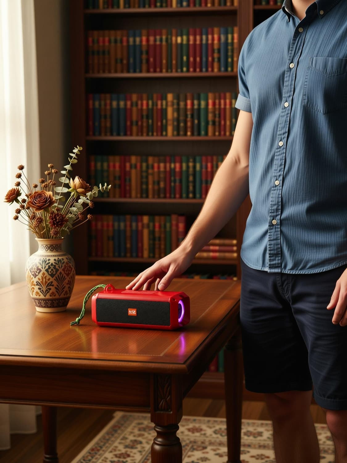 MZ M415SP (PORTABLE BLUETOOTH SPEAKER) Dynamic Thunder Sound With High Bass 10 W Bluetooth Speaker